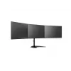 Βάση οθόνης γραφείου MULTIBRACKETS M Deskstand Basic Triple — 3 θέσεων, VESA 75x75–100x100, υποστηρίζει έως 24 kg, για οθόνες 15 έως 27 ιντσών, μαύρη