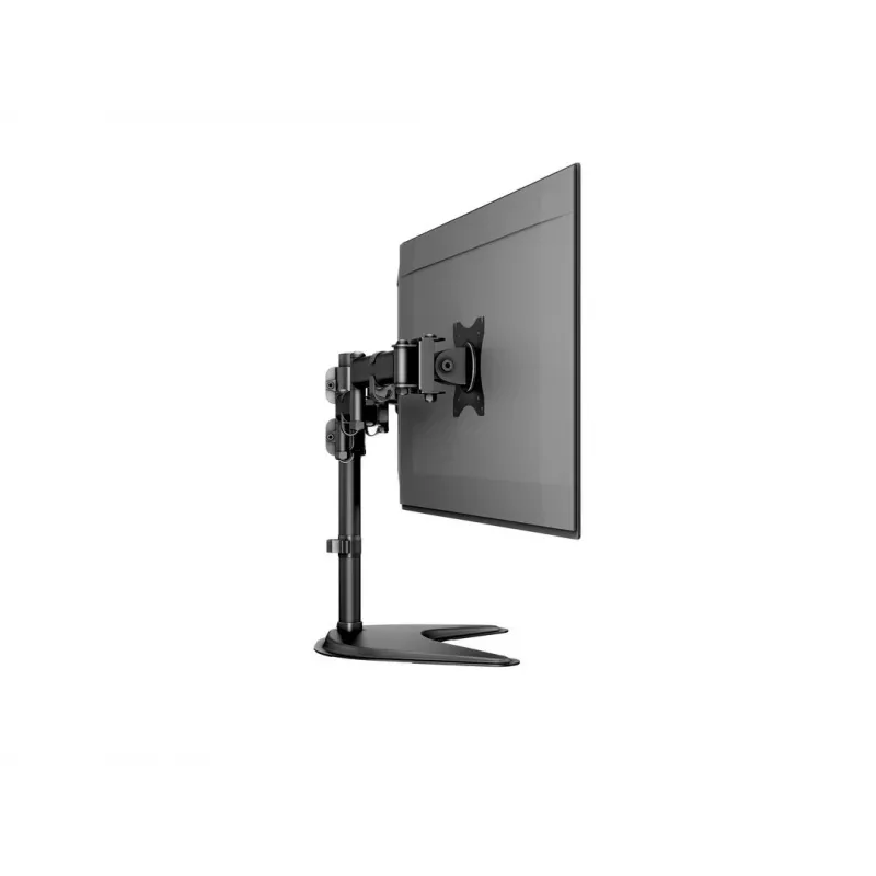 Βάση οθόνης γραφείου MULTIBRACKETS M Deskstand Basic Triple — 3 θέσεων, VESA 75x75–100x100, υποστηρίζει έως 24 kg, για οθόνες 15 έως 27 ιντσών, μαύρη