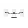 Βάση οθόνης γραφείου MULTIBRACKETS M Deskstand Basic Triple — 3 θέσεων, VESA 75x75–100x100, υποστηρίζει έως 24 kg, για οθόνες 15 έως 27 ιντσών, μαύρη