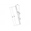 Βραχίονας βάσης επίπεδης οθόνης MULTIBRACKETS M Pro Series Tilt Arms 600 mm, χάλυβας, μαύρος, 2 τεμ.