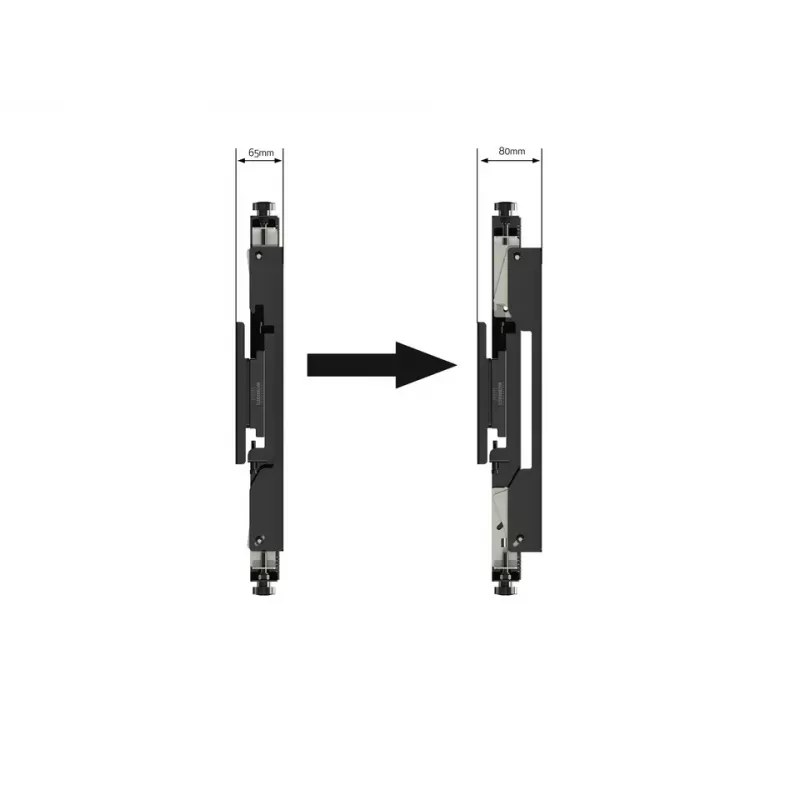 Βραχίονας τοποθέτησης επίπεδης οθόνης Multibrackets M Pro Series Micro-Adjustable Arms 400mm μαύρος χάλυβας