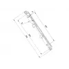 Βραχίονας τοποθέτησης επίπεδης οθόνης Multibrackets M Pro Series Micro-Adjustable Arms 400mm μαύρος χάλυβας