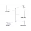 Βάση οροφής Multibrackets M Public Small Single λευκή 1500 14 kg 10-32 ίντσες