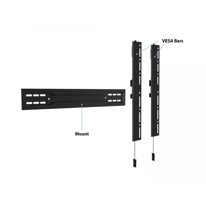 Multibrackets M VESA βάση τοίχου Super schlank Fixed 600 MAX 35 kg 32-100 ίντσες