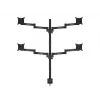 Βάση γραφείου Multibrackets M VESA Officeline Quad μαύρο