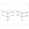 Βάση γραφείου Multibrackets M VESA Officeline Quad μαύρο