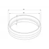 Κάλυμμα σωλήνα Multibrackets M Pro Series External Pipe Cover Λευκό Πλαστικό 10 g 13 mm 5,5 cm