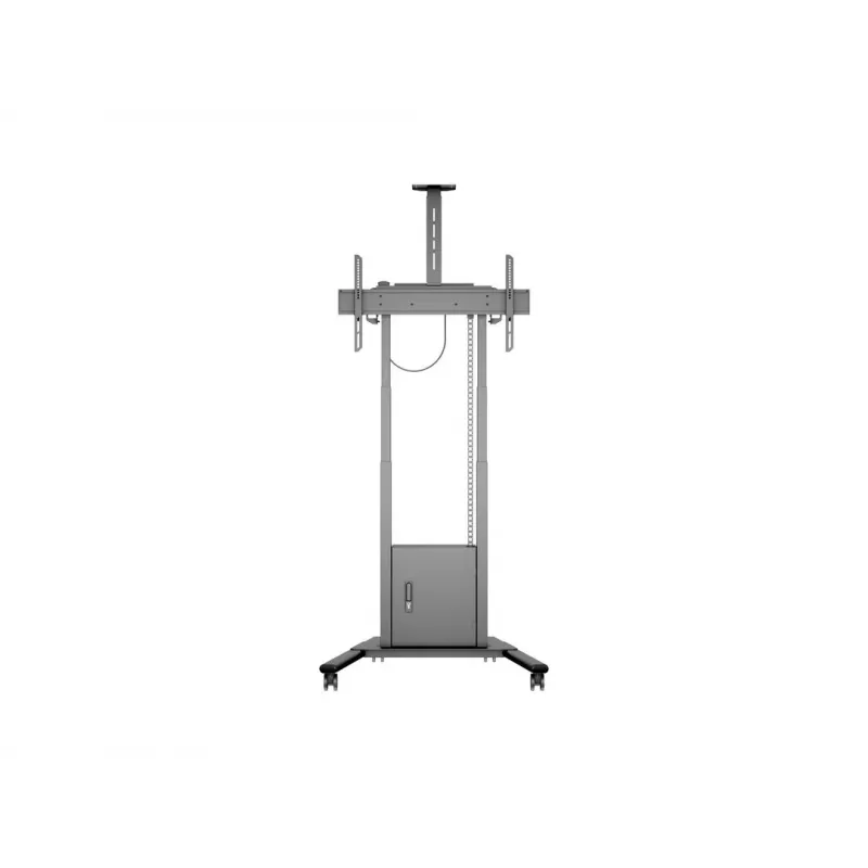 Multibrackets M Motorized Floorstand 120 kg μαύρο με ντουλάπι & ράφι κάμερας