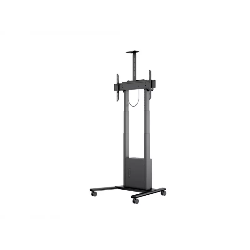 Multibrackets M Motorized Floorstand 120 kg μαύρο με ντουλάπι & ράφι κάμερας