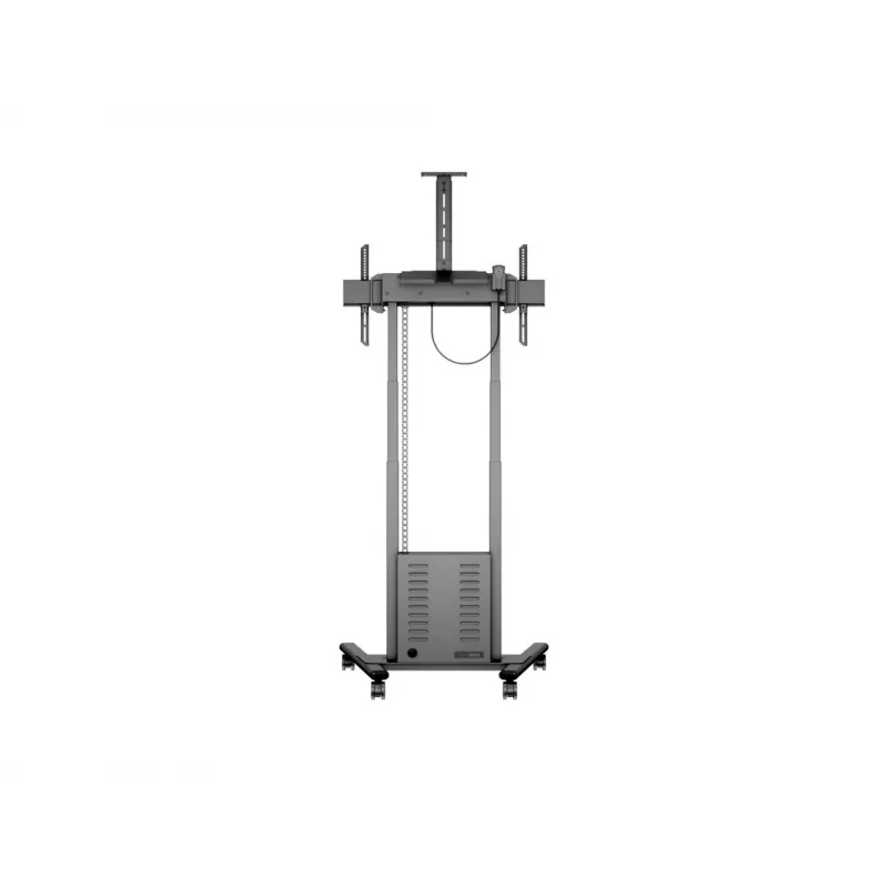 Multibrackets M Motorized Floorstand 120 kg μαύρο με ντουλάπι & ράφι κάμερας