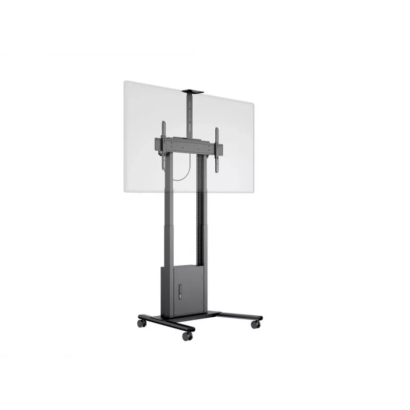 Multibrackets M Motorized Floorstand 120 kg μαύρο με ντουλάπι & ράφι κάμερας