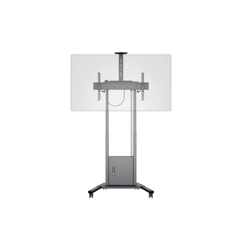 Multibrackets M Motorized Floorstand 120 kg μαύρο με ντουλάπι & ράφι κάμερας