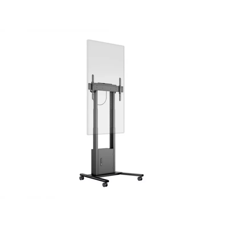 Multibrackets M Motorized Floorstand 120 kg μαύρο με ντουλάπι & ράφι κάμερας