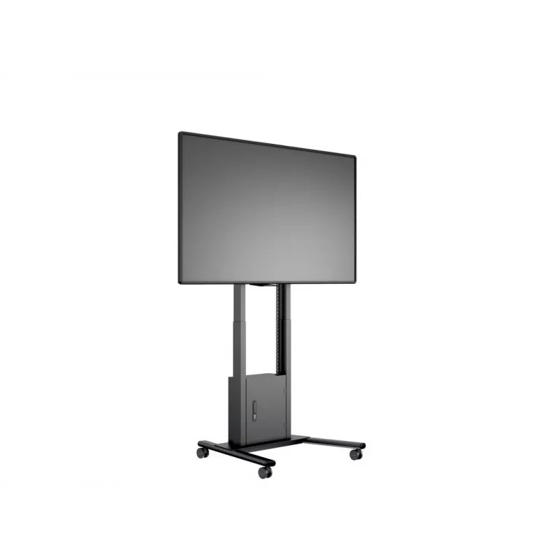 Multibrackets M Motorized Floorstand 120 kg μαύρο με ντουλάπι & ράφι κάμερας