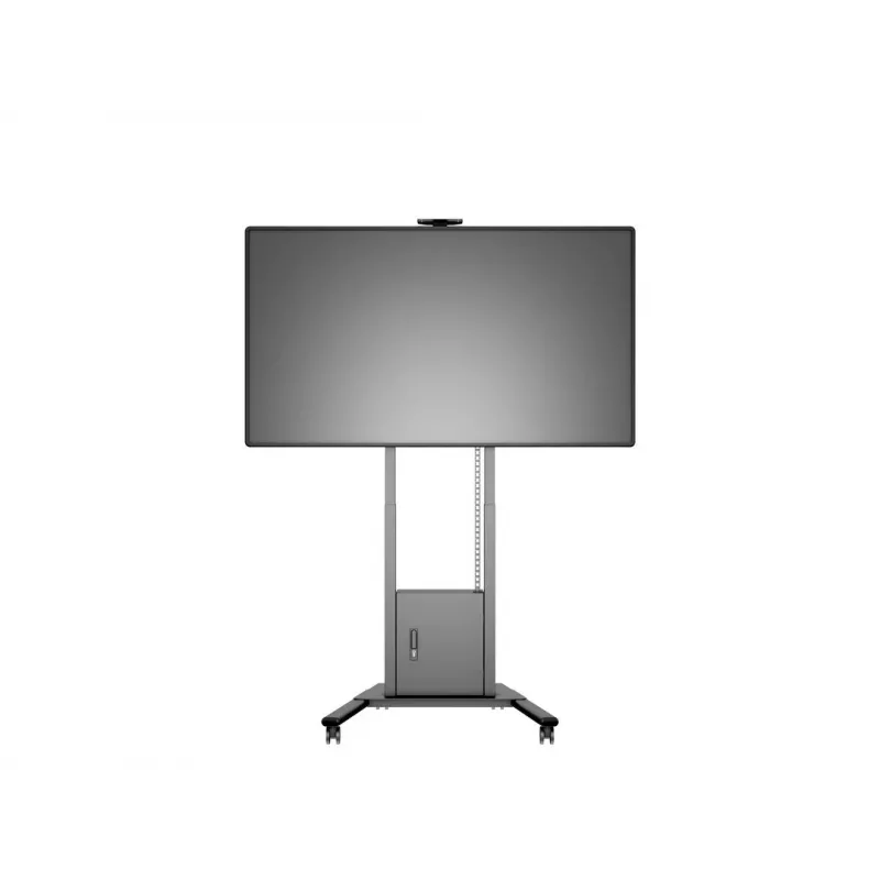 Multibrackets M Motorized Floorstand 120 kg μαύρο με ντουλάπι & ράφι κάμερας