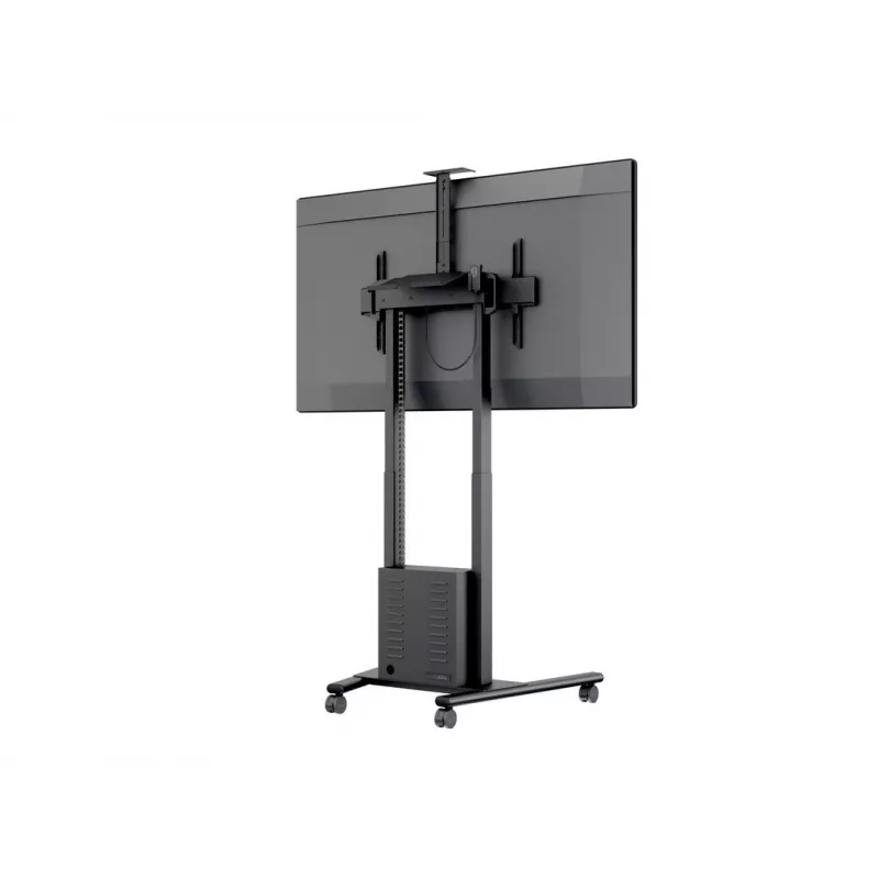 Multibrackets M Motorized Floorstand 120 kg μαύρο με ντουλάπι & ράφι κάμερας