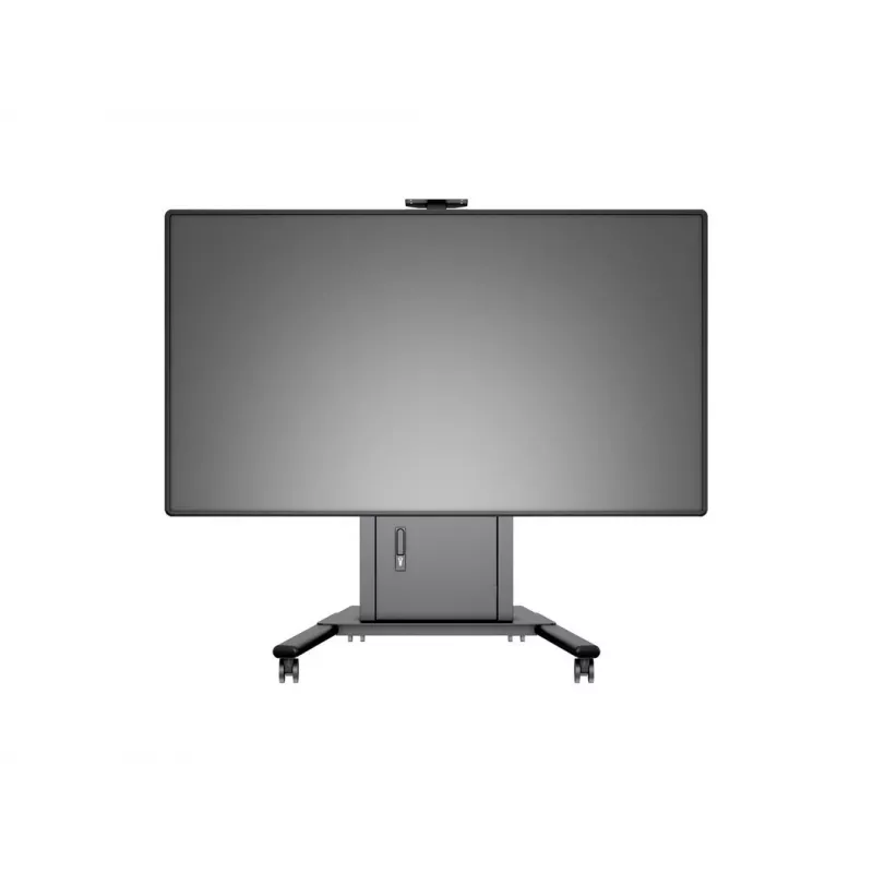 Multibrackets M Motorized Floorstand 120 kg μαύρο με ντουλάπι & ράφι κάμερας