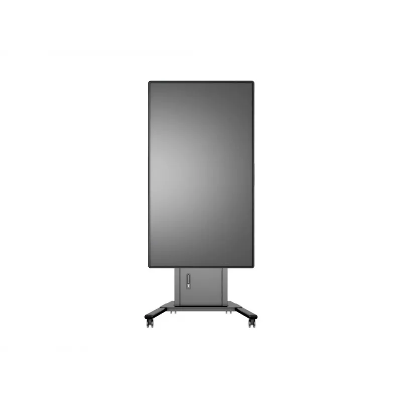 Multibrackets M Motorized Floorstand 120 kg μαύρο με ντουλάπι & ράφι κάμερας