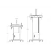 Multibrackets M Motorized Floorstand 120 kg μαύρο με ντουλάπι & ράφι κάμερας