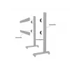Πλάκα συσκευής Multibrackets M Pro Series πλάκα σύνδεσης μαύρο χάλυβας 2,1 kg