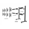 Πλάκα συσκευής Multibrackets M Pro Series πλάκα σύνδεσης μαύρο χάλυβας 2,1 kg
