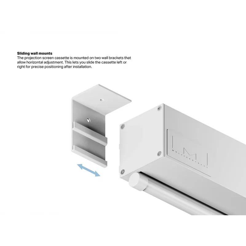 Multibrackets M 1:1 χειροκίνητη οθόνη προβολής 240x240, 135 ίντσες White Edition