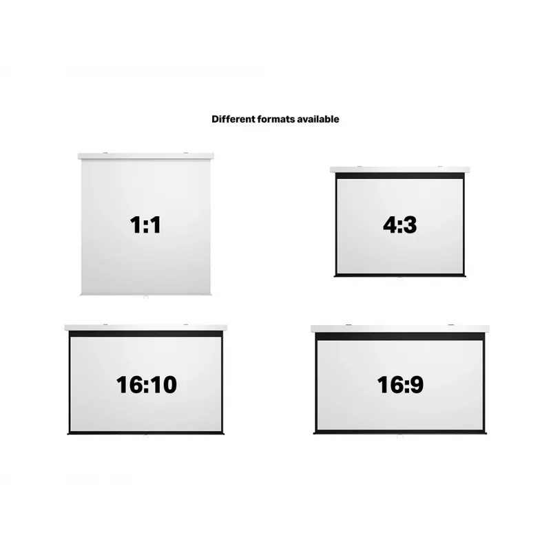 Multibrackets M 1:1 χειροκίνητη οθόνη προβολής 240x240, 135 ίντσες White Edition
