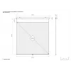 Multibrackets M 1:1 χειροκίνητη οθόνη προβολής 240x240, 135 ίντσες White Edition
