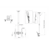 Multibrackets M βάση οροφής Pro MBC1U VESA 400