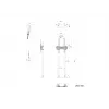 Multibrackets M Dual Pole Floormount Pro 65 ίντσες-90 ίντσες 75 kg μαύρο