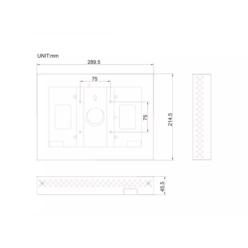 Θήκη MULTIBRACKETS M Pro Series για ELO 10 ίντσες – χάλυβας, μαύρο, 2 kg