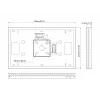 Multibrackets M Pro Series θήκη QB24R QB24R-T λευκό χάλυβας Landscape