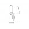 Multibrackets M Pro Series θήκη 50 ίντσες βάση τοίχου Medium μαύρο χάλυβας οριζόντια/κάθετα