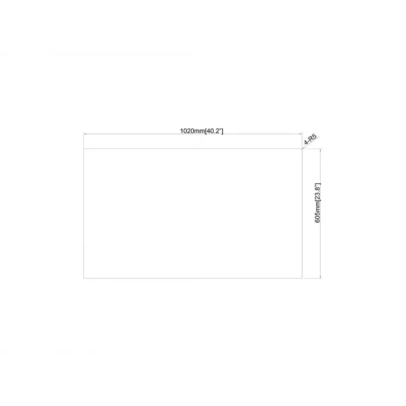 Προστασία οθόνης Multibrackets M Safety Sheet Polycarbonate 43 διαφανές