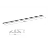 Multibrackets M κανάλι καλωδίων δαπέδου μαύρο – 139 mm Π – 1100 mm Μ