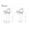 Multibrackets M Pro Series Kiosk μαύρο 15-32 inch 20 kg 75x75-400x400