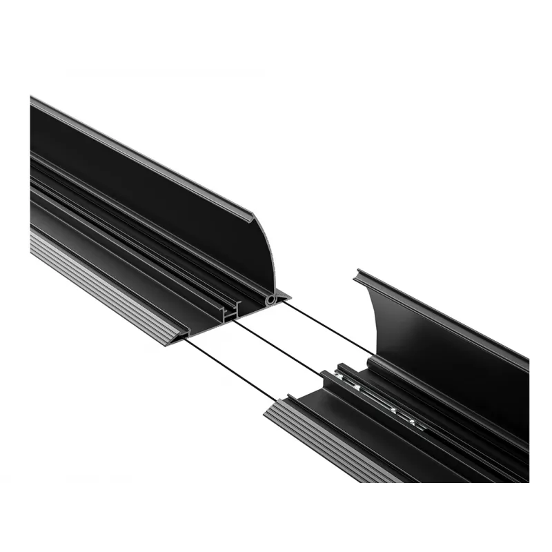 Προστατευτικό καλωδίων δαπέδου Multibrackets M Cable Cover Floor μαύρο 139mm-Π 2200mm-Μ