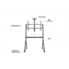 Multibrackets M Collaboration βάση δαπέδου 55 inch–86 inch μέγιστη αντοχή 90 kg