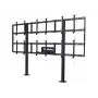 Peerless DS-S555-3X2 Βάση πολυμέσων/βάση δαπέδου Μαύρο Βάση πολυμέσων