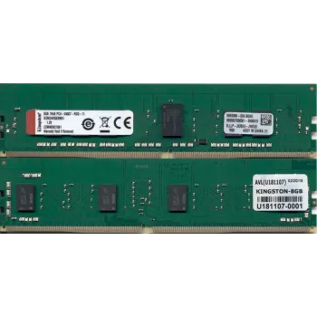Kingston Server Premier - DDR4 - Μονάδα - 8 GB - DIMM 288-PIN 2400 MHz / PC4-19200 CL17 1.2 V registered ECC