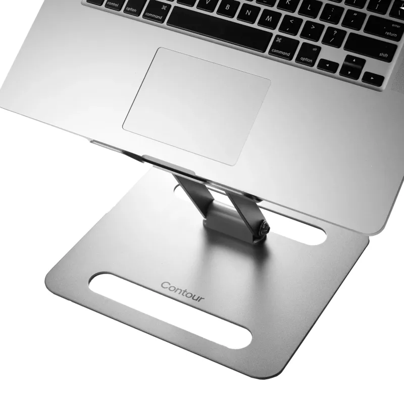 Βάση laptop Contour Design Laptop Riser Steel Γκρι Ύψος 45-310mm