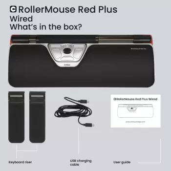 Contour Design RollerMouse Red Plus ενσύρματο εργονομικό ποντίκι USB-C 2800 DPI