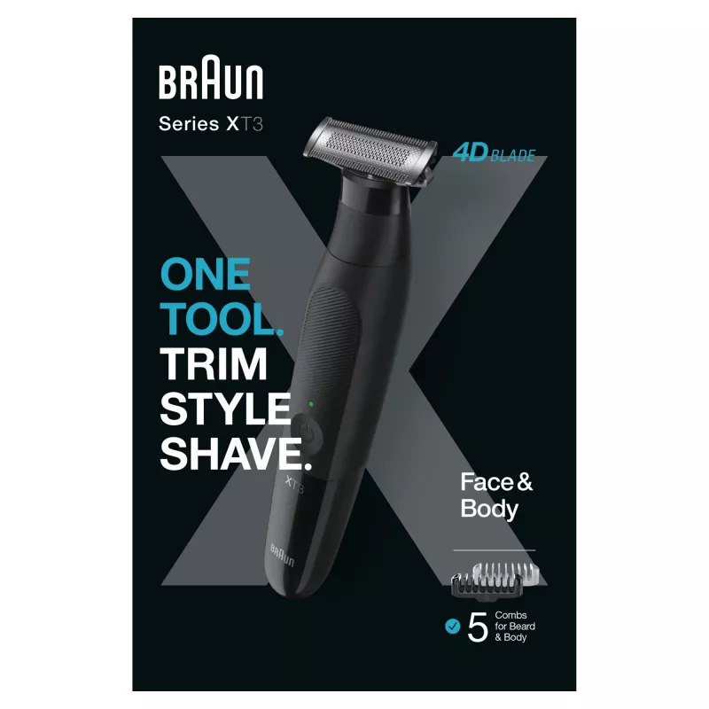 Trimmer Braun XT3200 Μαύρο Nickel-Metallhydrid NiMH Μπαταρία 45 min