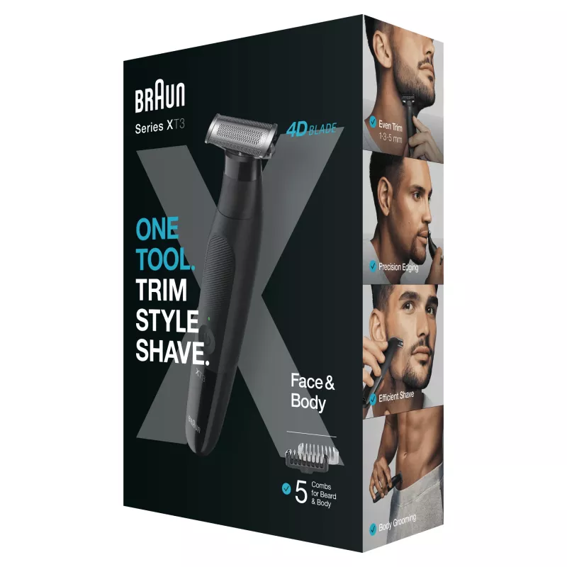 Trimmer Braun XT3200 Μαύρο Nickel-Metallhydrid NiMH Μπαταρία 45 min