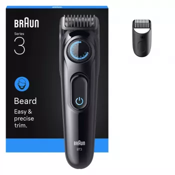 Κουρευτική μηχανή γενειάδας Braun BT3500 AC/μπαταρία 20 μαύρη μηχανή ακριβείας