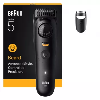 Braun BeardTrimmer 5 BT5500 κουρευτική μηχανή γενειάδας μπαταρία 20 2 cm υγρή & στεγνή μαύρη
