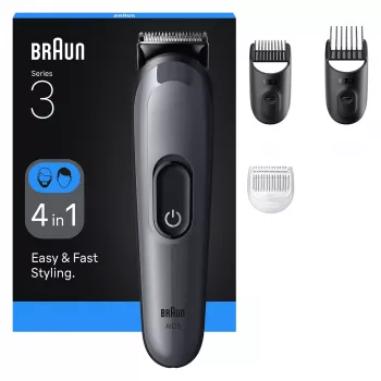 Braun AIO3500 κουρευτική μηχανή/τρίμερ μαύρο, γκρι 14 νικελίου-υδριδίου μετάλλου (NiMH)