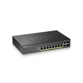 Zyxel GS2220-10HP-EU0101F διακόπτης δικτύου Managed L2 Gigabit Ethernet (10/100/1000) Power over Ethernet (PoE) μαύρο