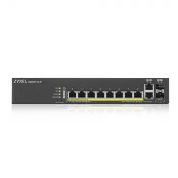 Zyxel GS2220-10HP-EU0101F διακόπτης δικτύου Managed L2 Gigabit Ethernet (10/100/1000) Power over Ethernet (PoE) μαύρο