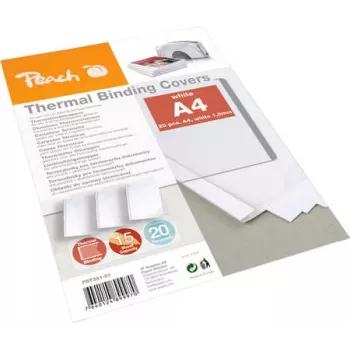 Peach 313312 ντοσιέ βιβλιοδεσίας A4 λευκό 20 τεμ.